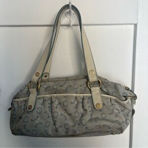 Elegant Gray Designer Handbag